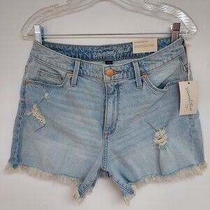 UNIVERSAL THREAD WOMEN GIRL VINTAGE STRETCH DAISY DUKES DISTRESSED SHORTS SIZE 6